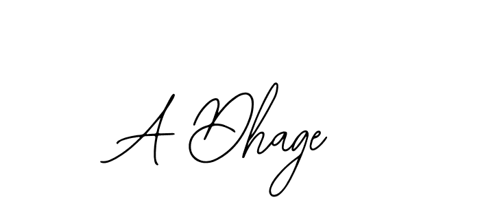 Best and Professional Signature Style for A Dhage. Bearetta-2O07w Best Signature Style Collection. A Dhage signature style 12 images and pictures png