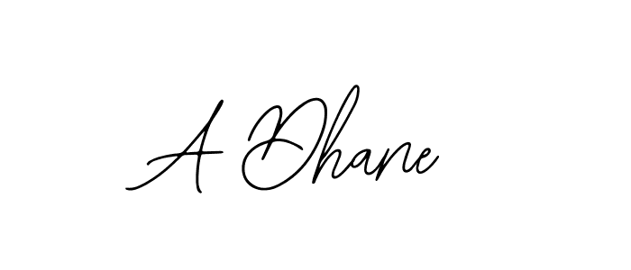 Design your own signature with our free online signature maker. With this signature software, you can create a handwritten (Bearetta-2O07w) signature for name A Dhane. A Dhane signature style 12 images and pictures png