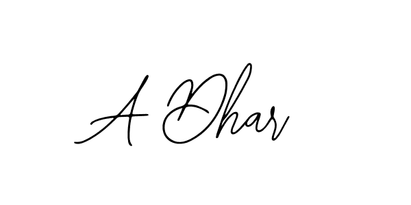 Bearetta-2O07w is a professional signature style that is perfect for those who want to add a touch of class to their signature. It is also a great choice for those who want to make their signature more unique. Get A Dhar name to fancy signature for free. A Dhar signature style 12 images and pictures png