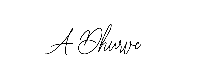 Design your own signature with our free online signature maker. With this signature software, you can create a handwritten (Bearetta-2O07w) signature for name A Dhurve. A Dhurve signature style 12 images and pictures png
