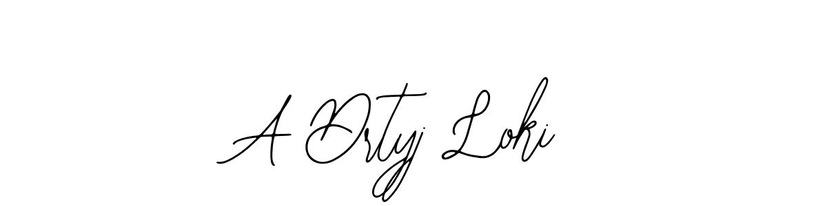 The best way (Bearetta-2O07w) to make a short signature is to pick only two or three words in your name. The name A Drtyj Loki include a total of six letters. For converting this name. A Drtyj Loki signature style 12 images and pictures png