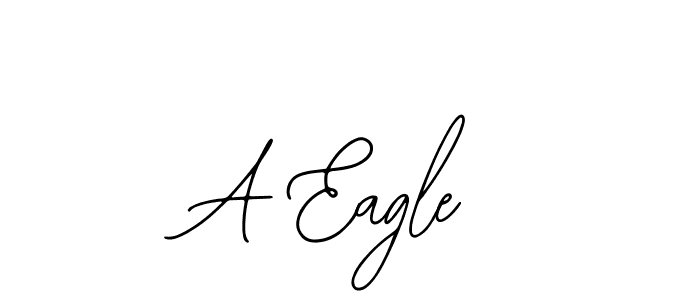 The best way (Bearetta-2O07w) to make a short signature is to pick only two or three words in your name. The name A Eagle include a total of six letters. For converting this name. A Eagle signature style 12 images and pictures png
