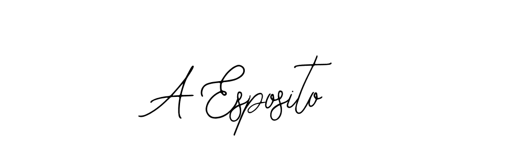 Also we have A Esposito name is the best signature style. Create professional handwritten signature collection using Bearetta-2O07w autograph style. A Esposito signature style 12 images and pictures png
