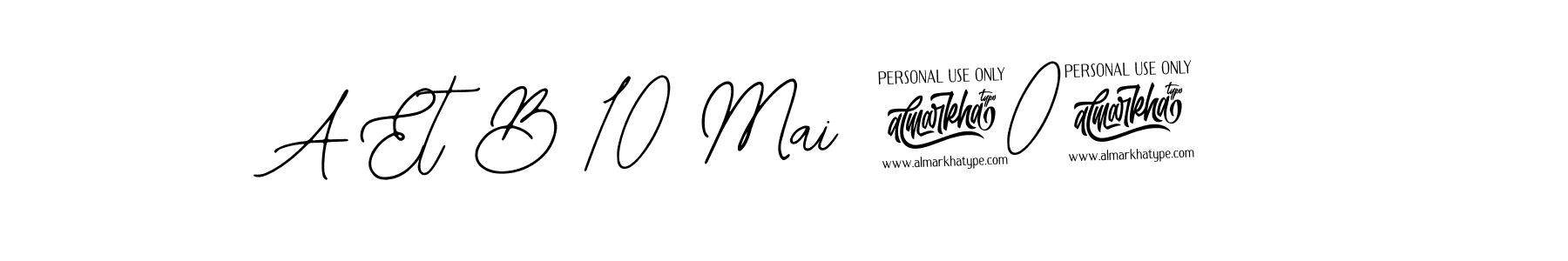 Bearetta-2O07w is a professional signature style that is perfect for those who want to add a touch of class to their signature. It is also a great choice for those who want to make their signature more unique. Get A Et B 10 Mai 2025 name to fancy signature for free. A Et B 10 Mai 2025 signature style 12 images and pictures png