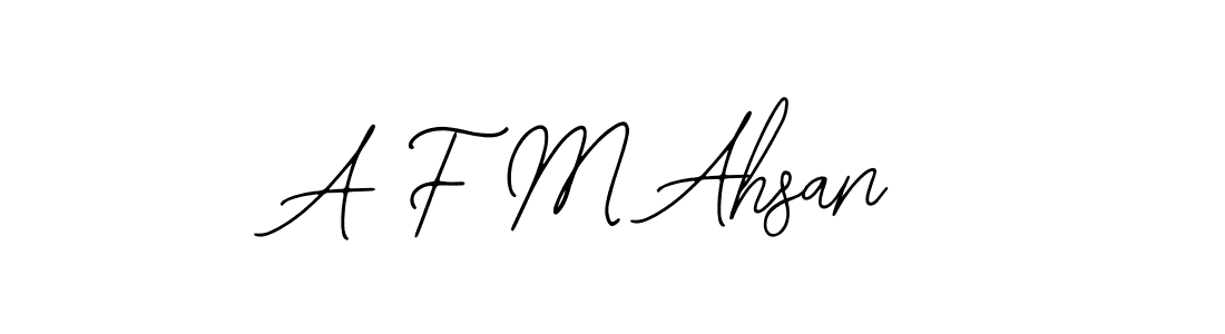 Also You can easily find your signature by using the search form. We will create A F M Ahsan name handwritten signature images for you free of cost using Bearetta-2O07w sign style. A F M Ahsan signature style 12 images and pictures png