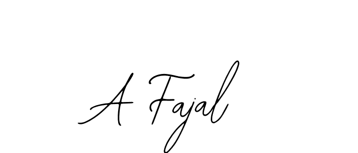 Also we have A Fajal name is the best signature style. Create professional handwritten signature collection using Bearetta-2O07w autograph style. A Fajal signature style 12 images and pictures png