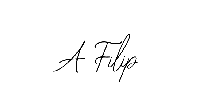 Make a beautiful signature design for name A Filip. With this signature (Bearetta-2O07w) style, you can create a handwritten signature for free. A Filip signature style 12 images and pictures png