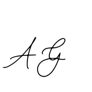 Create a beautiful signature design for name A G. With this signature (Bearetta-2O07w) fonts, you can make a handwritten signature for free. A G signature style 12 images and pictures png