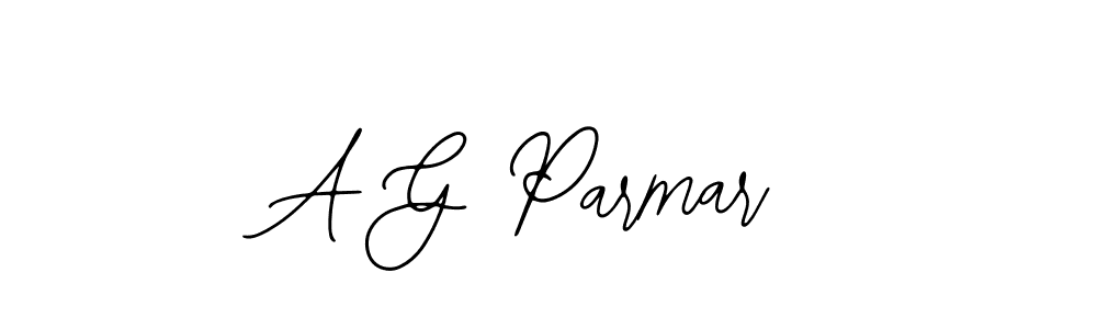 The best way (Bearetta-2O07w) to make a short signature is to pick only two or three words in your name. The name A G Parmar include a total of six letters. For converting this name. A G Parmar signature style 12 images and pictures png