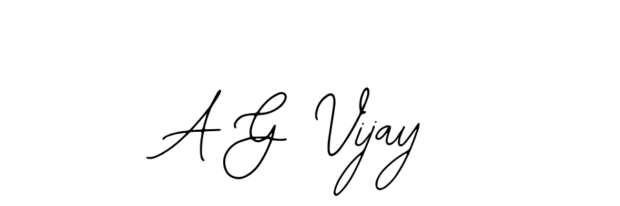 Bearetta-2O07w is a professional signature style that is perfect for those who want to add a touch of class to their signature. It is also a great choice for those who want to make their signature more unique. Get A G Vijay name to fancy signature for free. A G Vijay signature style 12 images and pictures png