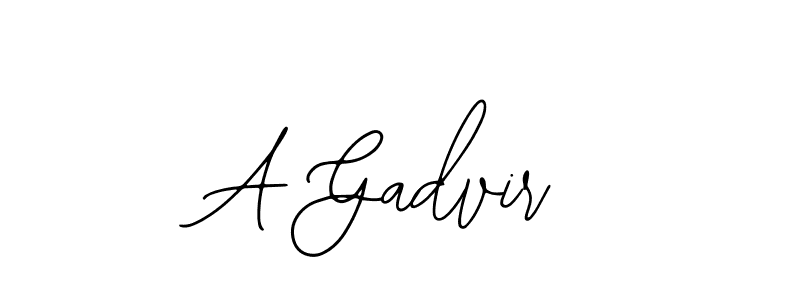 You should practise on your own different ways (Bearetta-2O07w) to write your name (A Gadvir) in signature. don't let someone else do it for you. A Gadvir signature style 12 images and pictures png
