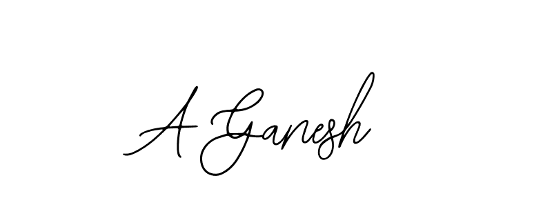 How to make A Ganesh signature? Bearetta-2O07w is a professional autograph style. Create handwritten signature for A Ganesh name. A Ganesh signature style 12 images and pictures png