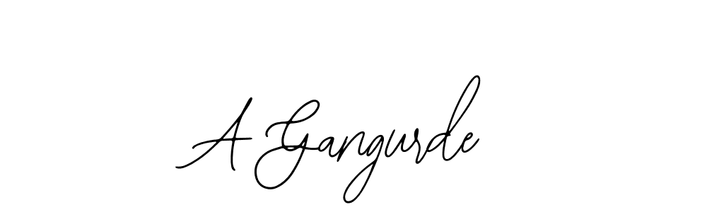 Also You can easily find your signature by using the search form. We will create A Gangurde name handwritten signature images for you free of cost using Bearetta-2O07w sign style. A Gangurde signature style 12 images and pictures png