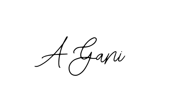 if you are searching for the best signature style for your name A Gani. so please give up your signature search. here we have designed multiple signature styles  using Bearetta-2O07w. A Gani signature style 12 images and pictures png