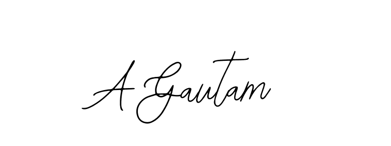 You should practise on your own different ways (Bearetta-2O07w) to write your name (A Gautam) in signature. don't let someone else do it for you. A Gautam signature style 12 images and pictures png