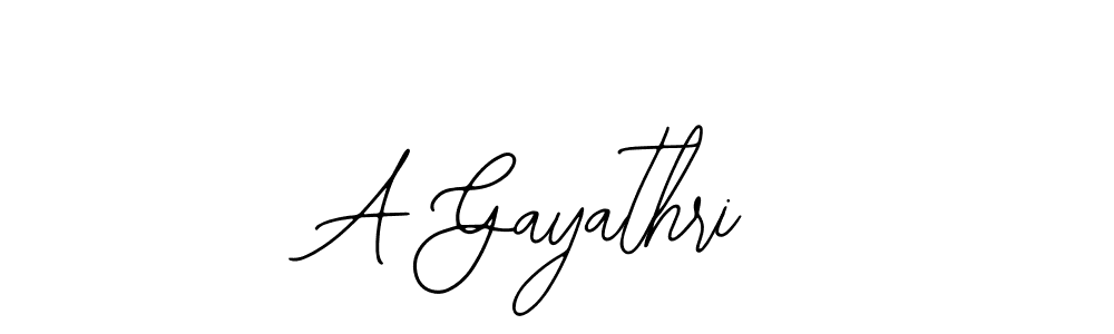Also You can easily find your signature by using the search form. We will create A Gayathri name handwritten signature images for you free of cost using Bearetta-2O07w sign style. A Gayathri signature style 12 images and pictures png