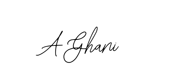 How to make A Ghani name signature. Use Bearetta-2O07w style for creating short signs online. This is the latest handwritten sign. A Ghani signature style 12 images and pictures png