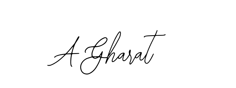 The best way (Bearetta-2O07w) to make a short signature is to pick only two or three words in your name. The name A Gharat include a total of six letters. For converting this name. A Gharat signature style 12 images and pictures png