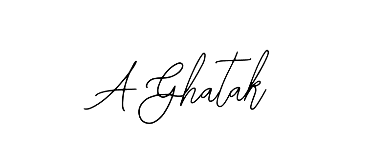 Make a beautiful signature design for name A Ghatak. With this signature (Bearetta-2O07w) style, you can create a handwritten signature for free. A Ghatak signature style 12 images and pictures png