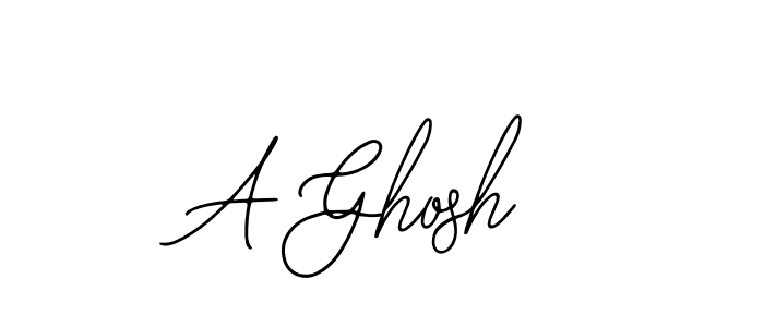 How to make A Ghosh signature? Bearetta-2O07w is a professional autograph style. Create handwritten signature for A Ghosh name. A Ghosh signature style 12 images and pictures png