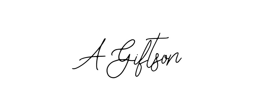 How to make A Giftson signature? Bearetta-2O07w is a professional autograph style. Create handwritten signature for A Giftson name. A Giftson signature style 12 images and pictures png