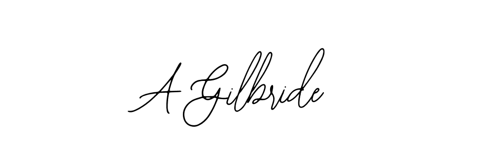 The best way (Bearetta-2O07w) to make a short signature is to pick only two or three words in your name. The name A Gilbride include a total of six letters. For converting this name. A Gilbride signature style 12 images and pictures png