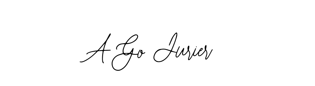 Use a signature maker to create a handwritten signature online. With this signature software, you can design (Bearetta-2O07w) your own signature for name A Go Jurier. A Go Jurier signature style 12 images and pictures png