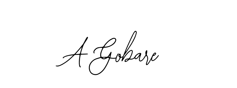 How to make A Gobare signature? Bearetta-2O07w is a professional autograph style. Create handwritten signature for A Gobare name. A Gobare signature style 12 images and pictures png