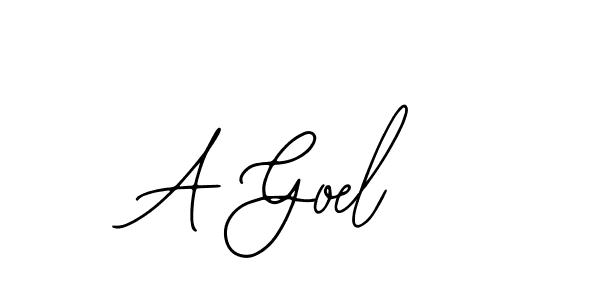 You should practise on your own different ways (Bearetta-2O07w) to write your name (A Goel) in signature. don't let someone else do it for you. A Goel signature style 12 images and pictures png
