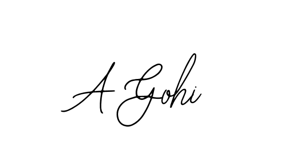 You should practise on your own different ways (Bearetta-2O07w) to write your name (A Gohi) in signature. don't let someone else do it for you. A Gohi signature style 12 images and pictures png