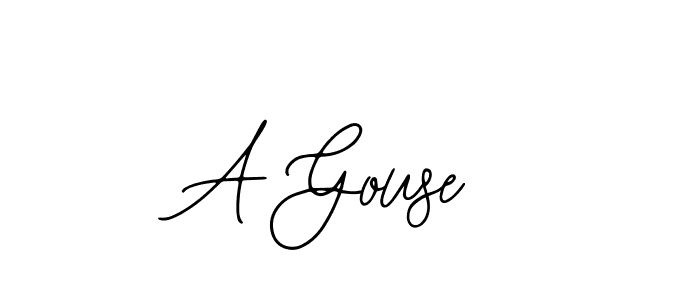 Make a beautiful signature design for name A Gouse. Use this online signature maker to create a handwritten signature for free. A Gouse signature style 12 images and pictures png