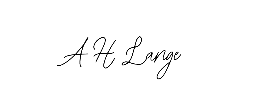 Also we have A H Lange name is the best signature style. Create professional handwritten signature collection using Bearetta-2O07w autograph style. A H Lange signature style 12 images and pictures png