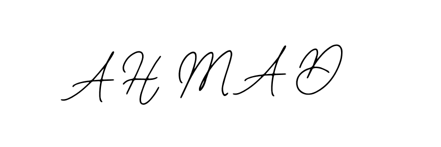 Also we have A H M A D name is the best signature style. Create professional handwritten signature collection using Bearetta-2O07w autograph style. A H M A D signature style 12 images and pictures png