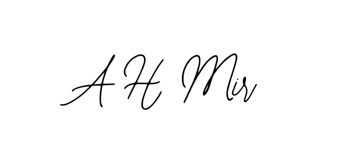 Similarly Bearetta-2O07w is the best handwritten signature design. Signature creator online .You can use it as an online autograph creator for name A H Mir. A H Mir signature style 12 images and pictures png