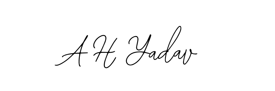 Make a short A H Yadav signature style. Manage your documents anywhere anytime using Bearetta-2O07w. Create and add eSignatures, submit forms, share and send files easily. A H Yadav signature style 12 images and pictures png
