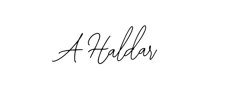 How to Draw A Haldar signature style? Bearetta-2O07w is a latest design signature styles for name A Haldar. A Haldar signature style 12 images and pictures png