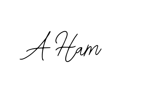 Also we have A Ham name is the best signature style. Create professional handwritten signature collection using Bearetta-2O07w autograph style. A Ham signature style 12 images and pictures png