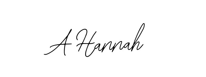 Also You can easily find your signature by using the search form. We will create A Hannah name handwritten signature images for you free of cost using Bearetta-2O07w sign style. A Hannah signature style 12 images and pictures png