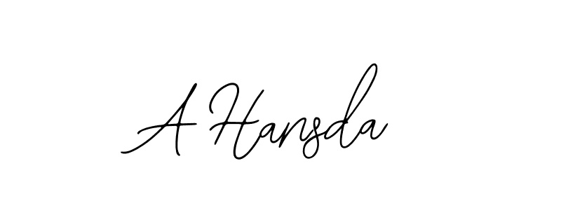 You can use this online signature creator to create a handwritten signature for the name A Hansda. This is the best online autograph maker. A Hansda signature style 12 images and pictures png