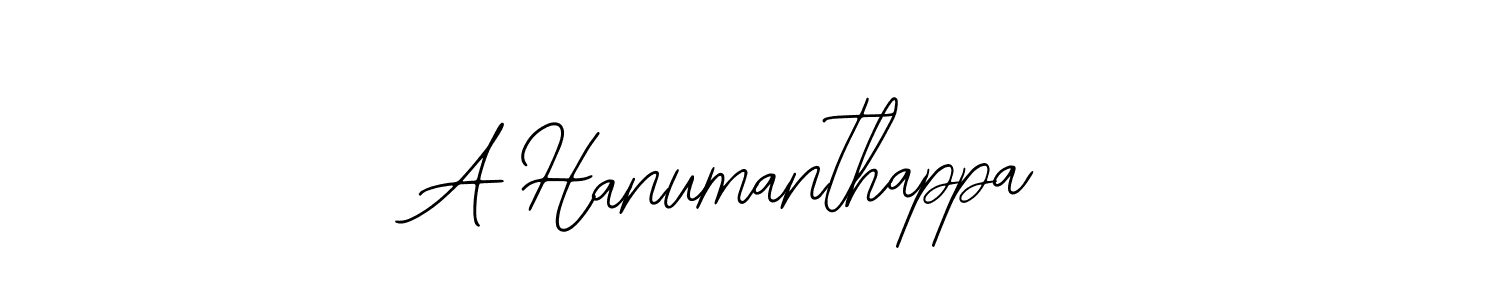 How to make A Hanumanthappa signature? Bearetta-2O07w is a professional autograph style. Create handwritten signature for A Hanumanthappa name. A Hanumanthappa signature style 12 images and pictures png