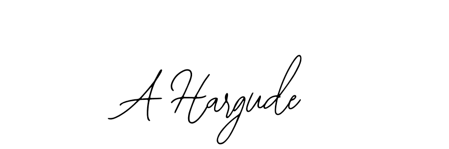 It looks lik you need a new signature style for name A Hargude. Design unique handwritten (Bearetta-2O07w) signature with our free signature maker in just a few clicks. A Hargude signature style 12 images and pictures png