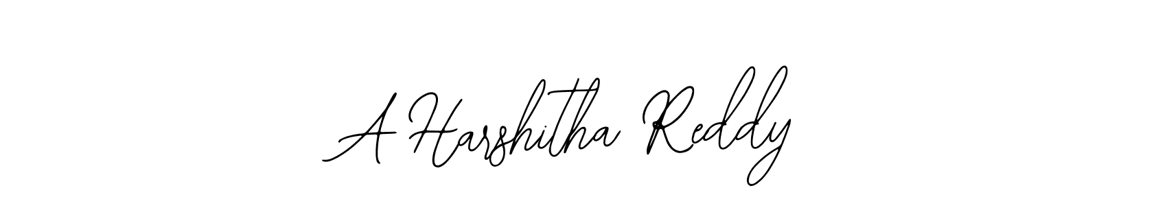 Also You can easily find your signature by using the search form. We will create A Harshitha Reddy name handwritten signature images for you free of cost using Bearetta-2O07w sign style. A Harshitha Reddy signature style 12 images and pictures png