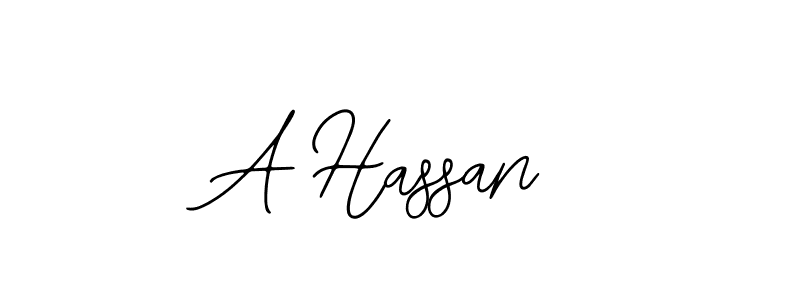 Use a signature maker to create a handwritten signature online. With this signature software, you can design (Bearetta-2O07w) your own signature for name A Hassan. A Hassan signature style 12 images and pictures png