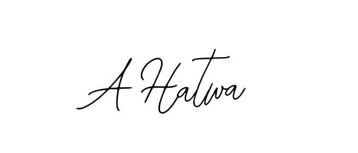 Also we have A Hatwa name is the best signature style. Create professional handwritten signature collection using Bearetta-2O07w autograph style. A Hatwa signature style 12 images and pictures png