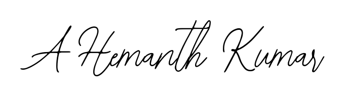Bearetta-2O07w is a professional signature style that is perfect for those who want to add a touch of class to their signature. Get A Hemanth Kumar name fancy signature for free. A Hemanth Kumar signature style 12 images and pictures png