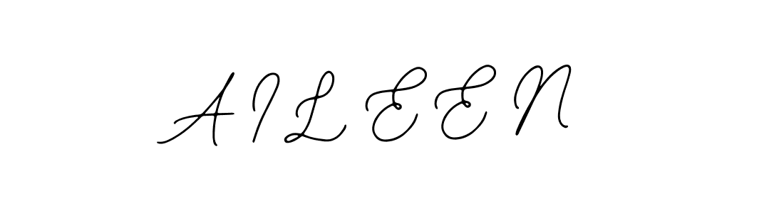 This is the best signature style for the A I L E E N name. Also you like these signature font (Bearetta-2O07w). Mix name signature. A I L E E N signature style 12 images and pictures png