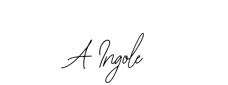 A Ingole stylish signature style. Best Handwritten Sign (Bearetta-2O07w) for my name. Handwritten Signature Collection Ideas for my name A Ingole. A Ingole signature style 12 images and pictures png