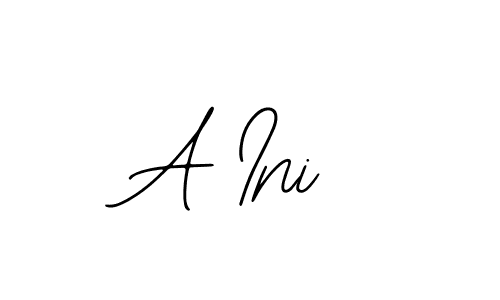 You should practise on your own different ways (Bearetta-2O07w) to write your name (A Ini) in signature. don't let someone else do it for you. A Ini signature style 12 images and pictures png