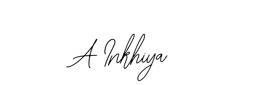 Create a beautiful signature design for name A Inkhiya. With this signature (Bearetta-2O07w) fonts, you can make a handwritten signature for free. A Inkhiya signature style 12 images and pictures png