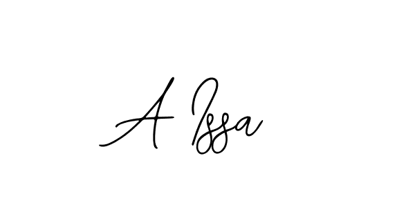 Make a beautiful signature design for name A Issa. With this signature (Bearetta-2O07w) style, you can create a handwritten signature for free. A Issa signature style 12 images and pictures png